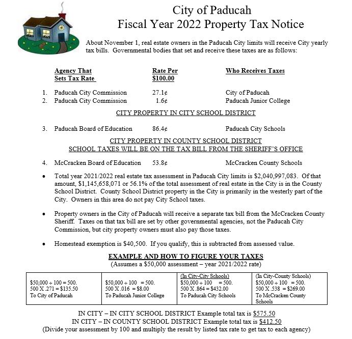 property tax notice