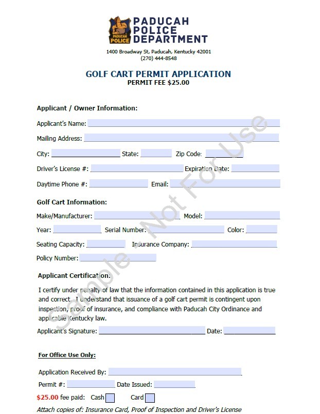sample permit form